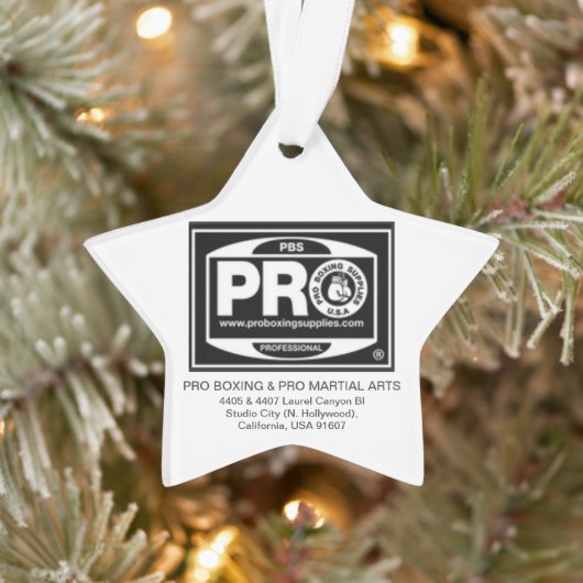 #PROBOXING & #PROMARTIALARTS ORNAMENT (Baum)
