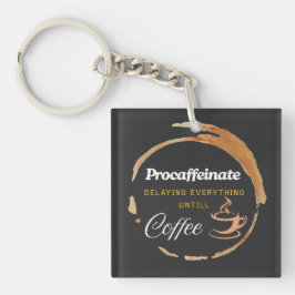 Procaffeinate Funny Coffee Geschenkangebot Schlüsselanhänger