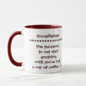 Procaffeinate Funny Mug for Coffee Addicts Liebhab Tasse (Links)