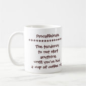 Procaffeinate Funny Mug for Coffee Addicts Liebhab Tasse (Links)