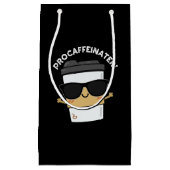 Procaffeinator Funny Coffeine Coffee Puppe Dark BG Kleine Geschenktüte (Vorderseite)