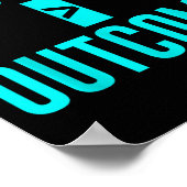 Process Greater Than Outcome Growth Mindset Motiva Poster (Ecke)