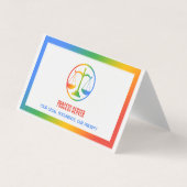 Process Server Custom QR Business Card Visitenkarten (Vorderseite)