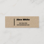 Process Service Kraft Mini Visitenkarte (Rückseite)