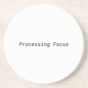 Processing Focus Minimalist Untersetzer
