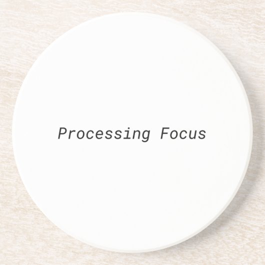 Processing Focus Minimalist Untersetzer (Vorne)