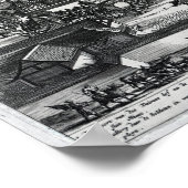 Procession from Macau, an illustration Poster (Ecke)