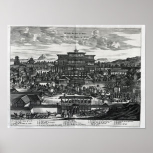 Procession from Macau, an illustration Poster