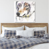 Processo Al Lupo Leinwanddruck (Insitu (Schlafzimmer))