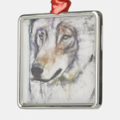 Processo Al Lupo Silbernes Ornament (Links)