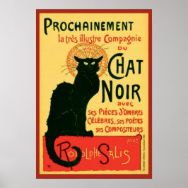 Prochainement Le Chat Noir Steinlen Kunstschätze Poster