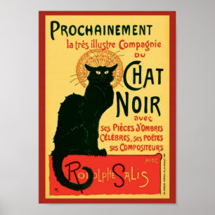 Prochainement Le Chat Noir Steinlen Kunstschätze Poster