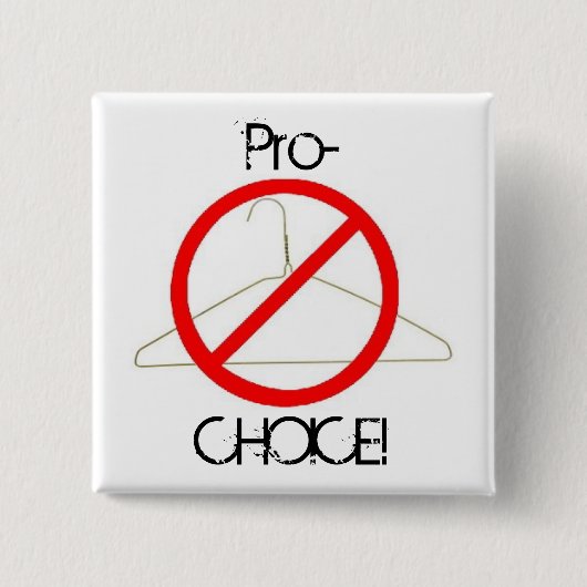 prochoice Aufhänger Knopf Button (Vorderseite)