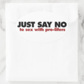 ProChoice Ovaler Aufkleber (Tasche)