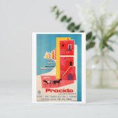 Procida Coast, Neapel, Italien Postkarte (Stehend Vorderseite)