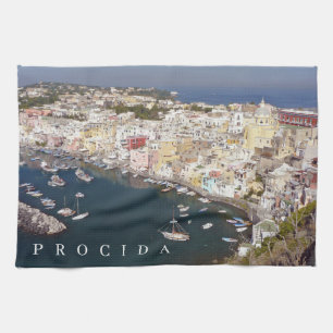 Procida Insel Corricella View Teetuch Geschirrtuch