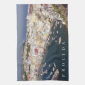 Procida Insel Corricella View Teetuch Geschirrtuch (Vertikal)