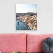 Procida Italien Canvas Print Leinwanddruck (Insitu (Wohnzimmer))