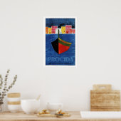 Procida Neapel Italien Retro-Vintage-Reise Poster (Küche)