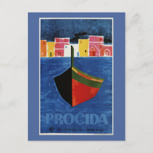 Procida Neapel Italien Retro-Vintage-Reise Postkarte
