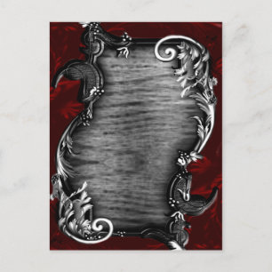 Proclamation Vampire Gothic Wedding Ankündigungspostkarte