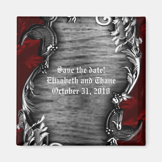 Proclamation Vampire Gothic Wedding Magnet (Vorne)