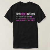 ProCRAFTination Definition T-Shirt (Design vorne)