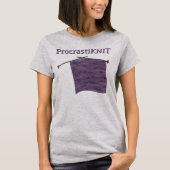 ProcrastiKNIT T-Shirt (Vorderseite)