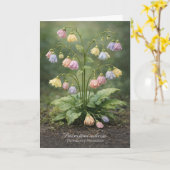 Procrastina indecisa Der unentschlossene Zauderer Karte (Gelbe Blume)