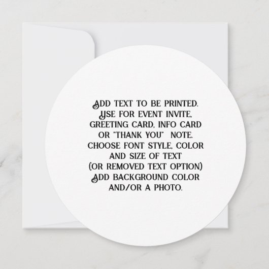 Procrastination is a Thief of Time Einladung (Rückseite)