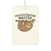 Procrastination Master Classic T-Shirt Autolufterfrischer (Vorderseite)