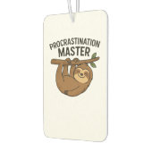 Procrastination Master Classic T-Shirt Autolufterfrischer (Links)