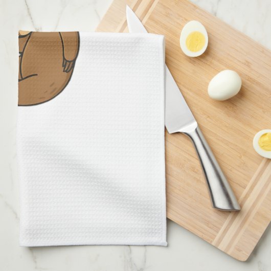 Procrastination Master Classic T-Shirt Geschirrtuch (Viertel Falte)