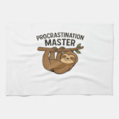 Procrastination Master Classic T-Shirt Geschirrtuch (Horizontal)