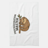Procrastination Master Classic T-Shirt Geschirrtuch (Vertikal)
