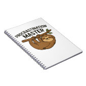Procrastination Master Classic T-Shirt Notizblock (Rechte Seite)