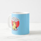 Procrastination Theme Cat's Meme Kaffeetasse (Vorderseite Links)