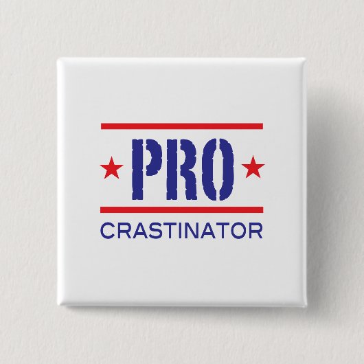 PROcrastinator_ Button (Vorderseite)