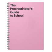 Procrastinator’s School Notebook Notizblock (Vorderseite)