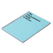 Procrastinator’s School Notebook Notizblock (Linke Seite)