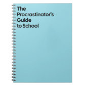 Procrastinator’s School Notebook Notizblock (Vorderseite)
