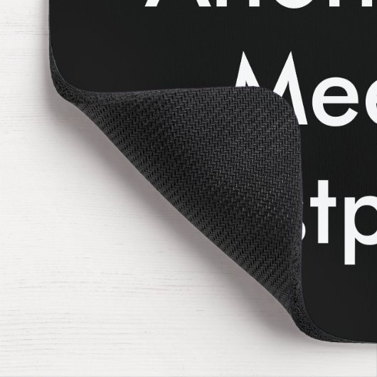 Procrastinators-anonyme Sitzung hinausgeschoben! Mousepad (Ecke)