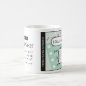 Procrastinator's Cup: Listenmacher Kaffeetasse (Mittel)