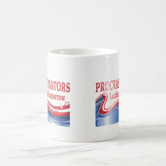 Procrastinators - Führer der Morgen-Kaffee-Tassen Kaffeetasse (Mittel)