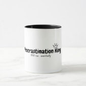 Procrastings King Tasse - Funny Lazy Day Cup (Zentrum)