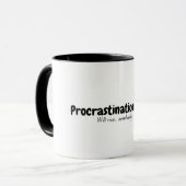 Procrastings King Tasse - Funny Lazy Day Cup (Vorderseite Links)
