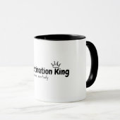 Procrastings King Tasse - Funny Lazy Day Cup (VorderseiteRechts)