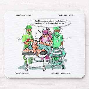 Proctologin verlässt das Handy und lässt sich zwit Mousepad