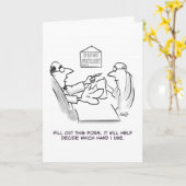 Proctologistenuntersuchung Karte (Gelbe Blume)