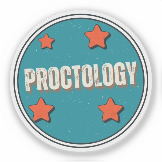 Proctology Aufkleber (Vorderseite)
